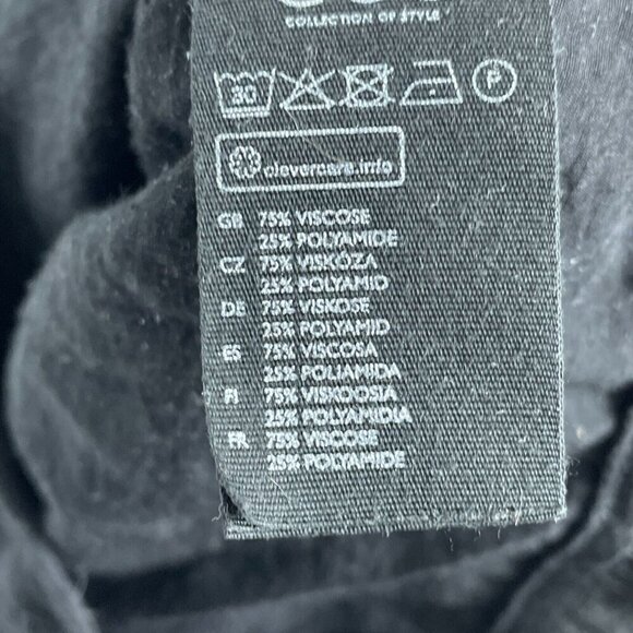 Cos Womens Black Short Sleeve Dress Size 4 3500 - Picture 3 of 9